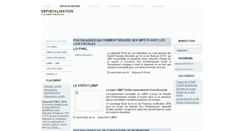 Desktop Screenshot of defiscalisation.123immo.biz